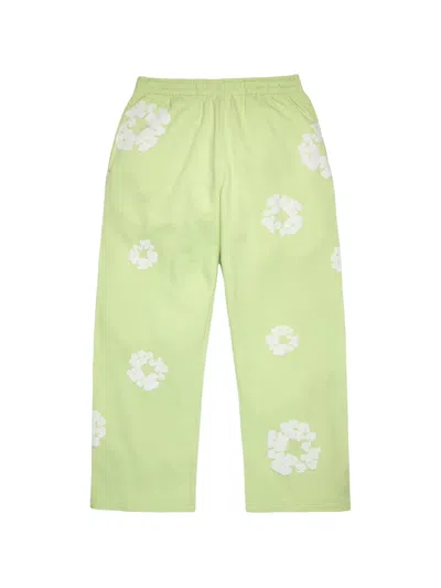Denim Tears Cotton Wreath Track Pants In Neutral