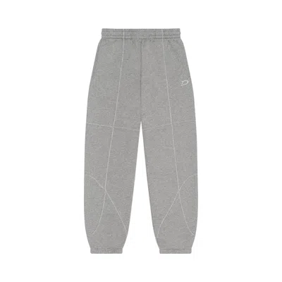 Pre-owned Denim Tears Court Lines Sweatpants 'grey' | Men's Size L In Gray