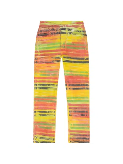 Denim Tears Croton 501 Striped Jeans In Multi
