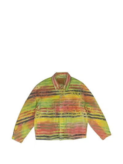Denim Tears Croton Type-2 Denim Jacket In Green