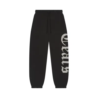 Pre-owned Denim Tears Cut Out Sweatpants 'charcoal' | Grey | Men's Size L