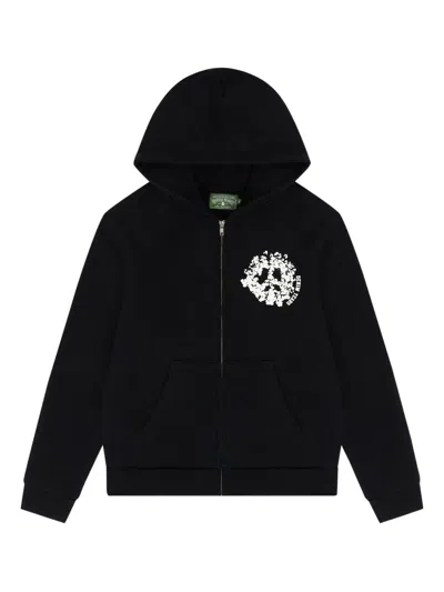 Denim Tears Denim University Hoodie In Black