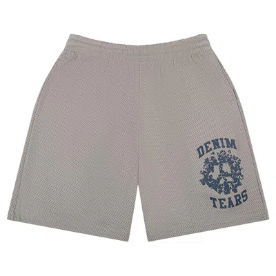 Pre-owned Denim Tears Denim University Mesh Shorts 'grey' | Men's Size Xl In Gray