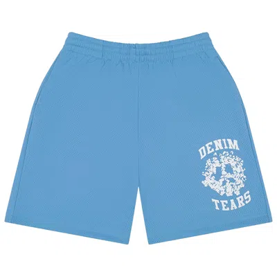 Pre-owned Denim Tears Denim University Mesh Shorts 'light Blue' | Men's Size Xl