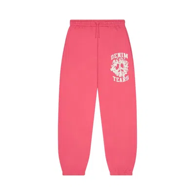 Pre-owned Denim Tears Denim University Sweatpants 'pink' | Men's Size Xl