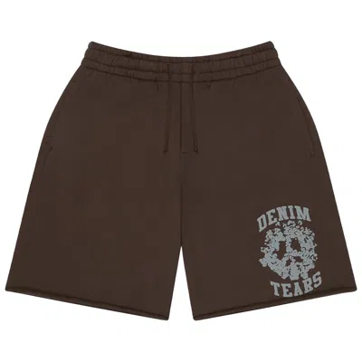 Pre-owned Denim Tears Denim University Sweatshorts 'brown' | Men's Size Xs