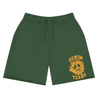 Pre-owned Denim Tears Denim University Sweatshorts 'green' | Men's Size Xl
