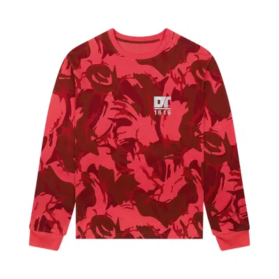 Pre-owned Denim Tears Dt Outdoor Long-sleeve Tee 'red' | Men's Size Xl