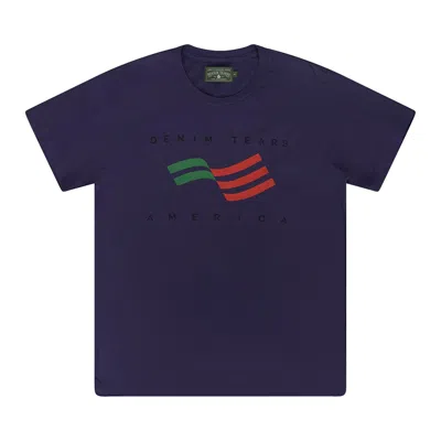 Pre-owned Denim Tears Ellis Tears T-shirt 'purple' | Men's Size L