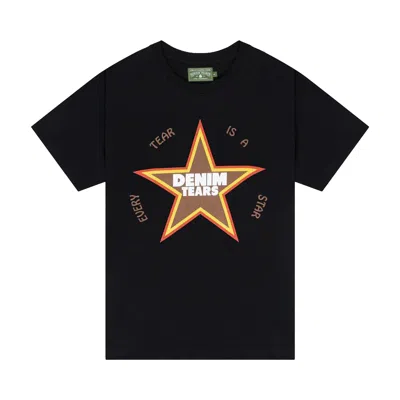 Pre-owned Denim Tears Every Tear Is A Star Tee 'black' | Men's Size M