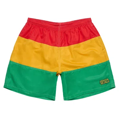 Pre-owned Denim Tears Every Tear Swim Trunks 'red/yellow/green' | Multi-color | Men's Size S In Multicolor