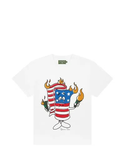 Denim Tears Firecracker T-shirt In White