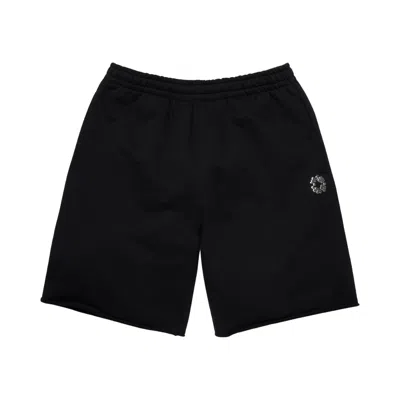 Pre-owned Denim Tears Gel Wreath Sweatshort 'black' | Men's Size L