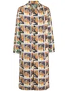 Denim Tears Graphic-print Long-length Shirt