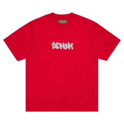 Pre-owned Denim Tears Handstyle Tee Red 'pink' | Men's Size Xxl