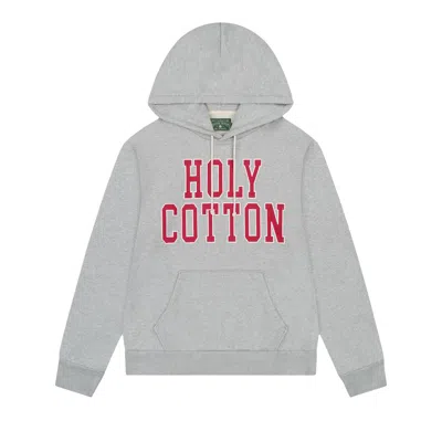 Pre-owned Denim Tears Holy Cotton Hoodie 'grey' | Men's Size M In Gray