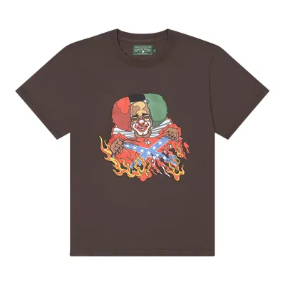 Pre-owned Denim Tears Homie Da Clown Tee 'brown' | Men's Size Xl