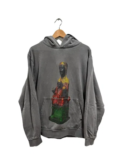Pre-owned Denim Tears Idol Hoodie Washed Grey In Gray
