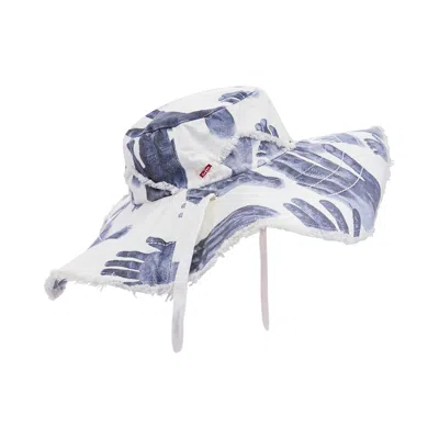 Pre-owned Denim Tears Indigo Handprint S2 Hat 'blue' | Men's Size Onesize