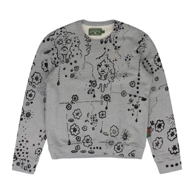 Pre-owned Denim Tears Irak Tears Crewneck 'grey' | Men's Size S