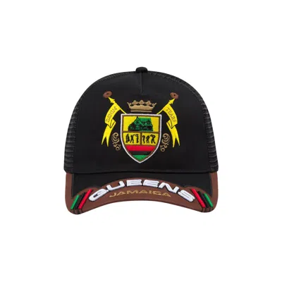 Pre-owned Denim Tears Jamaica Queens Jazz Hat 'black' | Men's Size Onesize
