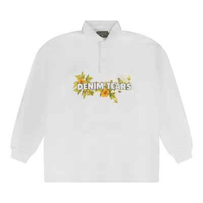 Pre-owned Denim Tears Jesus Rugby Pullover 'white' | Men's Size Xl