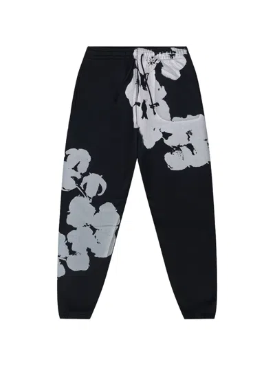 Denim Tears Jumbo Wreath Track Pants In Black