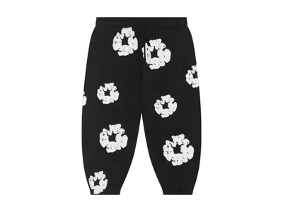Pre-owned Denim Tears Kids Cotton Wreath Sweatpants In Black