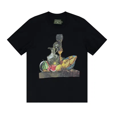 Pre-owned Denim Tears Kmg Fruit Plate Tee 'black' | Men's Size L
