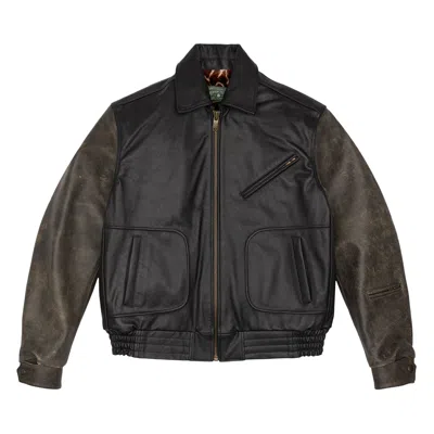 Pre-owned Denim Tears Leather Moto Jacket 'multicolor' | Multi-color | Men's Size Xxl