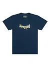 Denim Tears Logo-print T-shirt In Blue