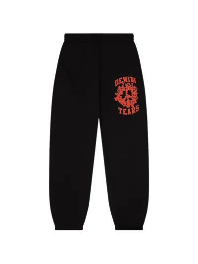 Denim Tears Logo Track Pants In Metallic