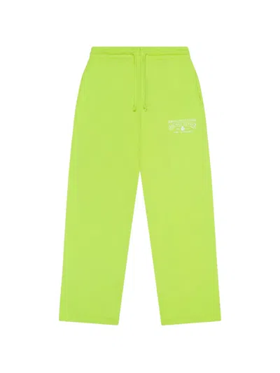 Denim Tears Logo-detail Track Pants In Green
