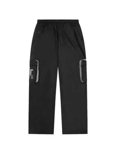 Denim Tears Logo-print Cargo Pants In Black