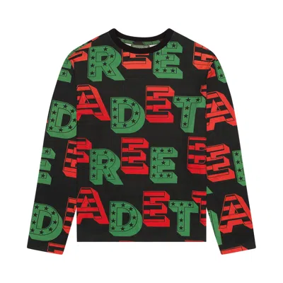 Pre-owned Denim Tears Long-sleeve Free Bernadette Tee 'multicolor' | Multi-color | Men's Size Xl