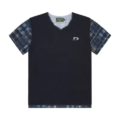 Pre-owned Denim Tears Madras Practice Jersey 'navy' | Blue | Men's Size Xl