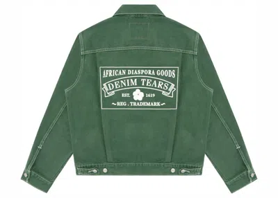 Pre-owned Denim Tears Men's  Adg Type2 Jacket In Vintage Green