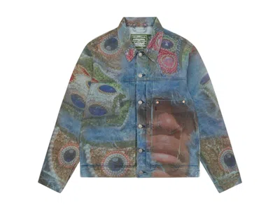 Pre-owned Denim Tears Men's  Big Chief Demond Type1 Jean Jacket