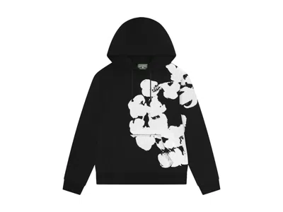 Pre-owned Denim Tears Men's  Big Cotton Wreath Sweatshirt In Black