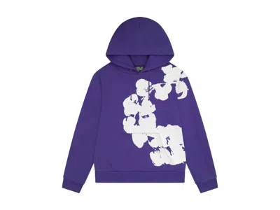 Pre-owned Denim Tears Men's  Big Cotton Wreath Sweatshirt In Purple