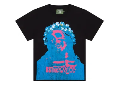 Pre-owned Denim Tears Men's  Bstroy Tears Crown Made Of Cotton Tee Shirt In Black