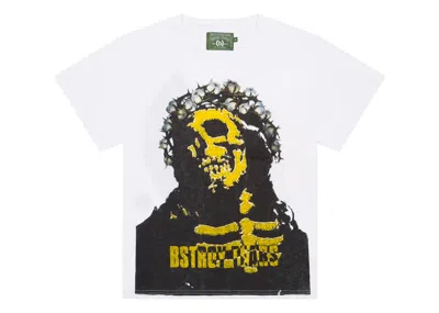 Pre-owned Denim Tears Men's  Bstroy Tears Crown Made Of Cotton Tee Shirt In White