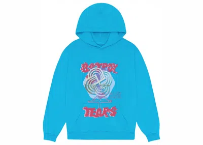 Pre-owned Denim Tears Men's  Bstroy Tears Hoodie In Blue