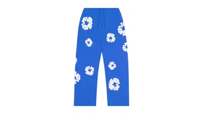 Pre-owned Denim Tears Men's  Cotton Wreath Baggy Sweatpants In Blue