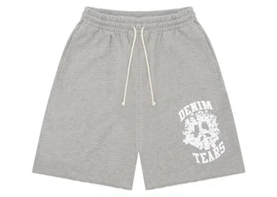 Pre-owned Denim Tears Men's  Denim University Shorts In Grey