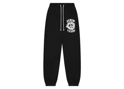 Pre-owned Denim Tears Men's  Denim University Sweatpants In Black