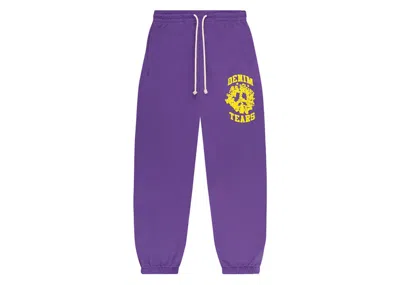 Pre-owned Denim Tears Men's  Denim University Sweatpants In Purple