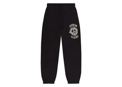 Pre-owned Denim Tears Men's  Denim University Sweatpants (ss24) In Black
