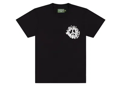 Pre-owned Denim Tears Men's  Denim University Tee Shirt (ss24) In Black