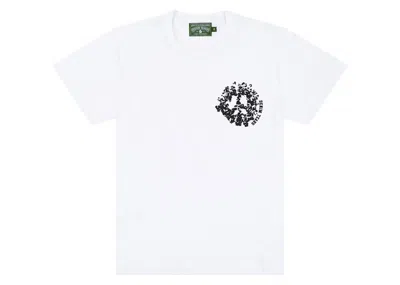 Pre-owned Denim Tears Men's  Denim University Tee Shirt (ss24) In White
